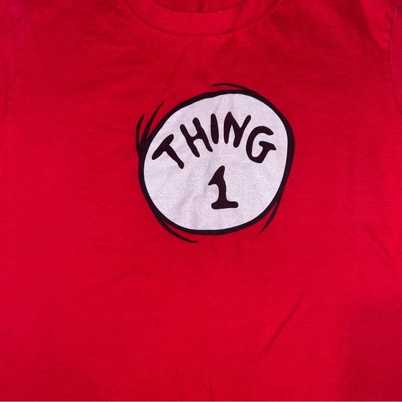 Red Kids T-Shirt with Fun Graphic - Picture 2 of 3